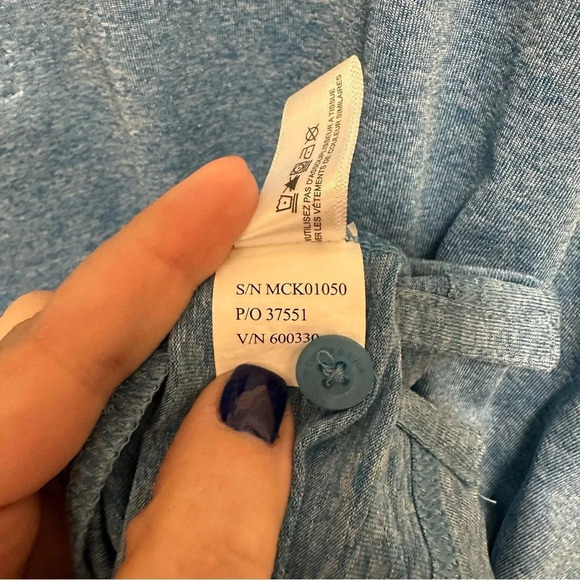 Cutter & Buck Men's Blue Forge Heather Polo Size XXL - Picture 3 of 7